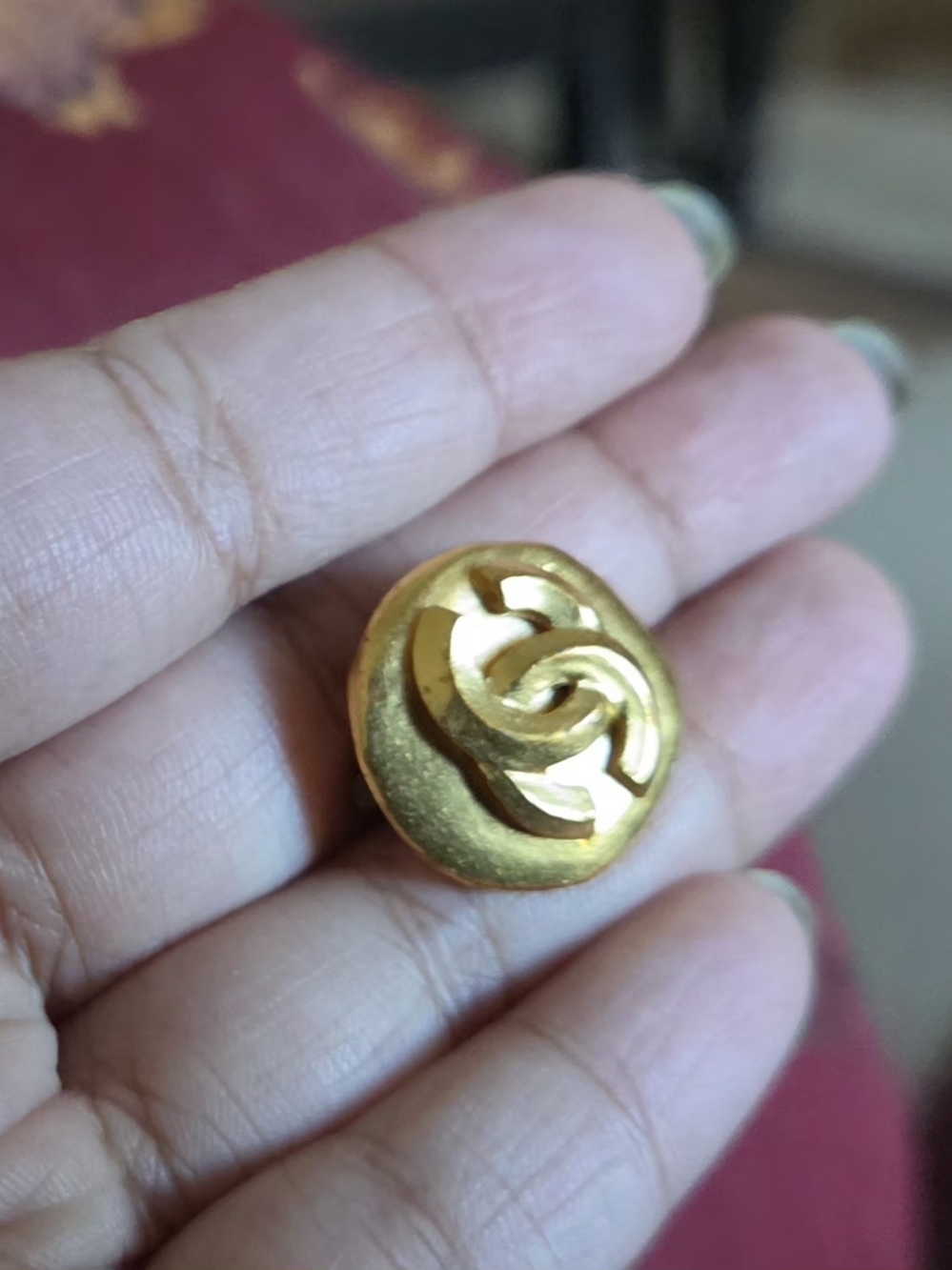 Authentic Chanel Single Clipon Earring